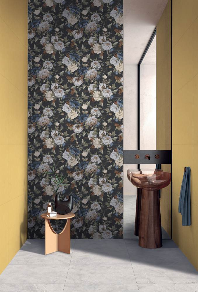 Yksivärinen keraaminen seinälaatta ABK Wide&Style Mini Ginger, 60x120 cm, 7 mm, matta