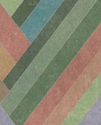 Kuviollinen koristelaatta ABK Wide&Style Blocks Sage, 120x240 cm (4 x 60x120 cm), 8,5 mm, matta