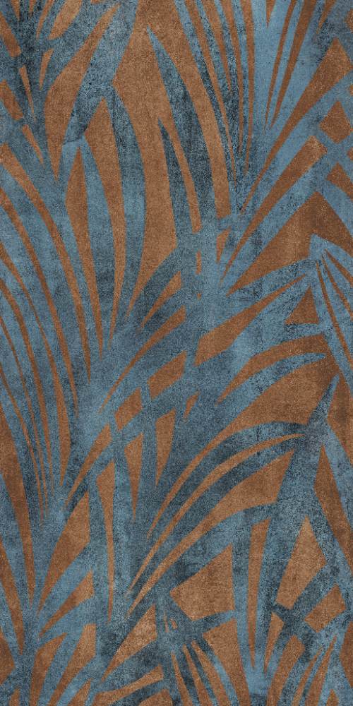 Kuviollinen koristesuurlaatta ABK Wide&Style Jungle Rust, 160x320 cm, 6 mm, matta