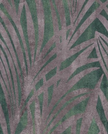 Kuviollinen koristesuurlaatta ABK Wide&Style Jungle Green, 160x320 cm, 6 mm, matta