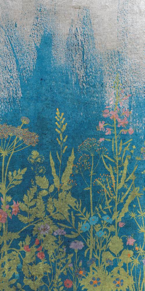 Kuviollinen koristesuurlaatta ABK Wide&Style Botanical B, 160x320 cm, 6 mm, matta