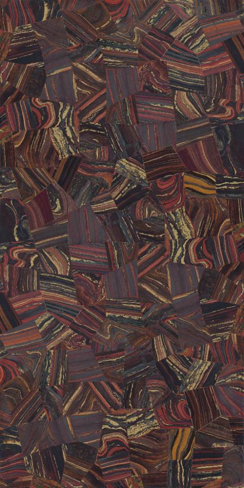 Kuviollinen koristesuurlaatta ABK Wide&Style Precious Cherry, 160x320 cm, 6 mm, matta