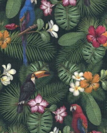 Kuviollinen koristesuurlaatta ABK Wide&Style Rain Forest, 160x320 cm, 6 mm, matta