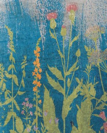 Kuviollinen koristesuurlaatta ABK Wide&Style Botanical A, 120x280 cm, 6 mm, matta