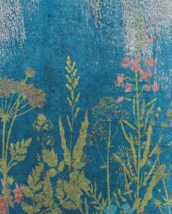 Kuviollinen koristesuurlaatta ABK Wide&Style Botanical B, 120x280 cm, 6 mm, matta