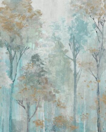 Kuviollinen koristesuurlaatta ABK Wide&Style Trees Ivory A, 160x320 cm, 6 mm, matta