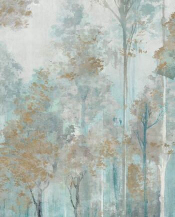 Kuviollinen koristesuurlaatta ABK Wide&Style Trees Ivory B, 160x320 cm, 6 mm, matta