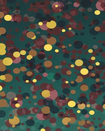 Kuviollinen koristelaatta ABK Wide&Style Confetti Green A, 120x240 cm (4 x 60x120 cm), 8,5 mm, matta