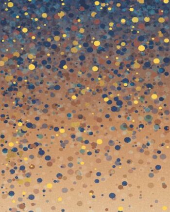 Kuviollinen koristesuurlaatta ABK Wide&Style Confetti Blue A, 160x320 cm, 6 mm, matta