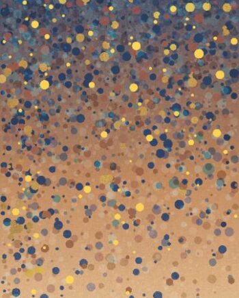 Kuviollinen koristesuurlaatta ABK Wide&Style Confetti Blue A, 120x280 cm, 6 mm, matta