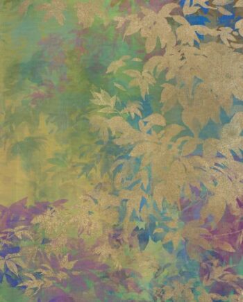Kuviollinen koristesuurlaatta ABK Wide&Style Foliage Yellow B, 160x320 cm, 6 mm, matta