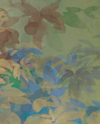 Kuviollinen koristelaatta ABK Wide&Style Foliage Yellow A, 120x240 cm (4 x 60x120 cm), 8,5 mm, matta