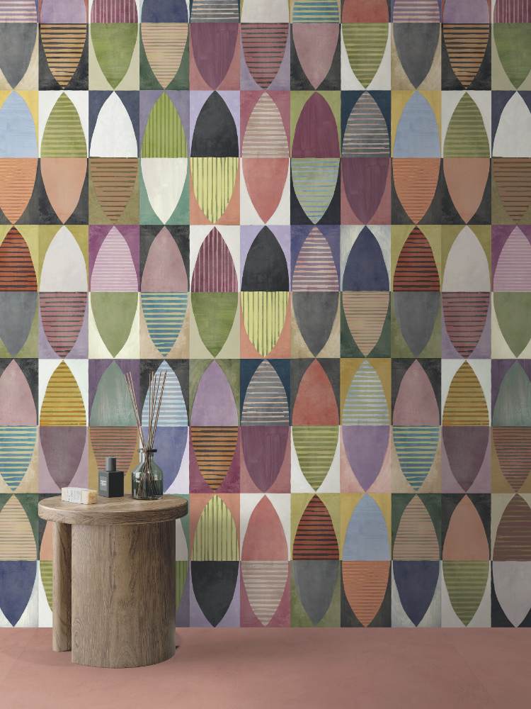 Kuviollinen koristelaatta ABK Wide&Style Africa, 120x240 cm (4 x 60x120 cm), 8,5 mm, matta