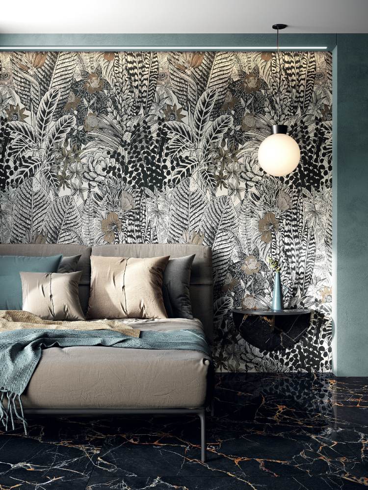 Kuviollinen koristelaatta ABK Wide&Style Esotica, 120x240 cm (4 x 60x120 cm), 8,5 mm, matta
