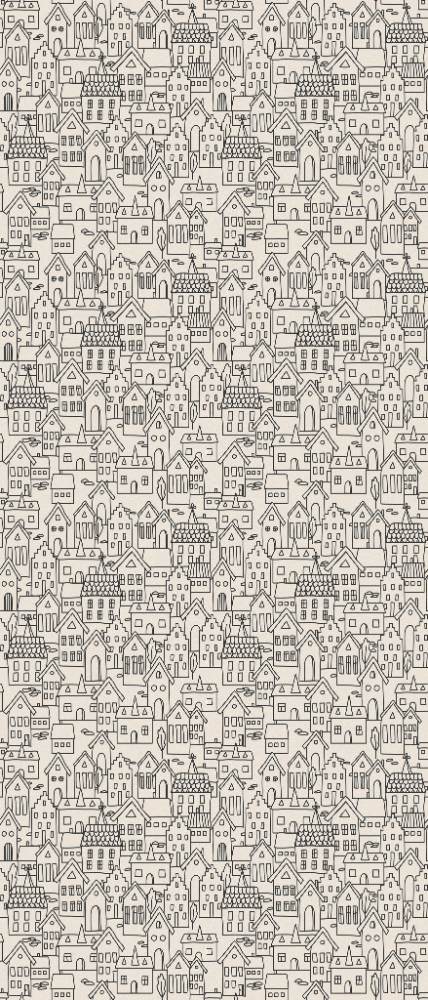 Kuviollinen koristesuurlaatta ABK Wide&Style Paint the house, 120x280 cm, 6 mm, matta