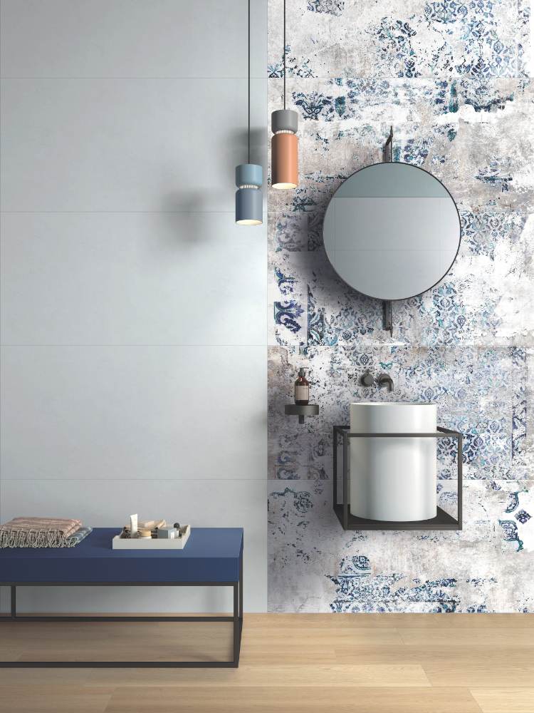 Kuviollinen koristesuurlaatta ABK Wide&Style Fresco, 120x280 cm, 6 mm, matta