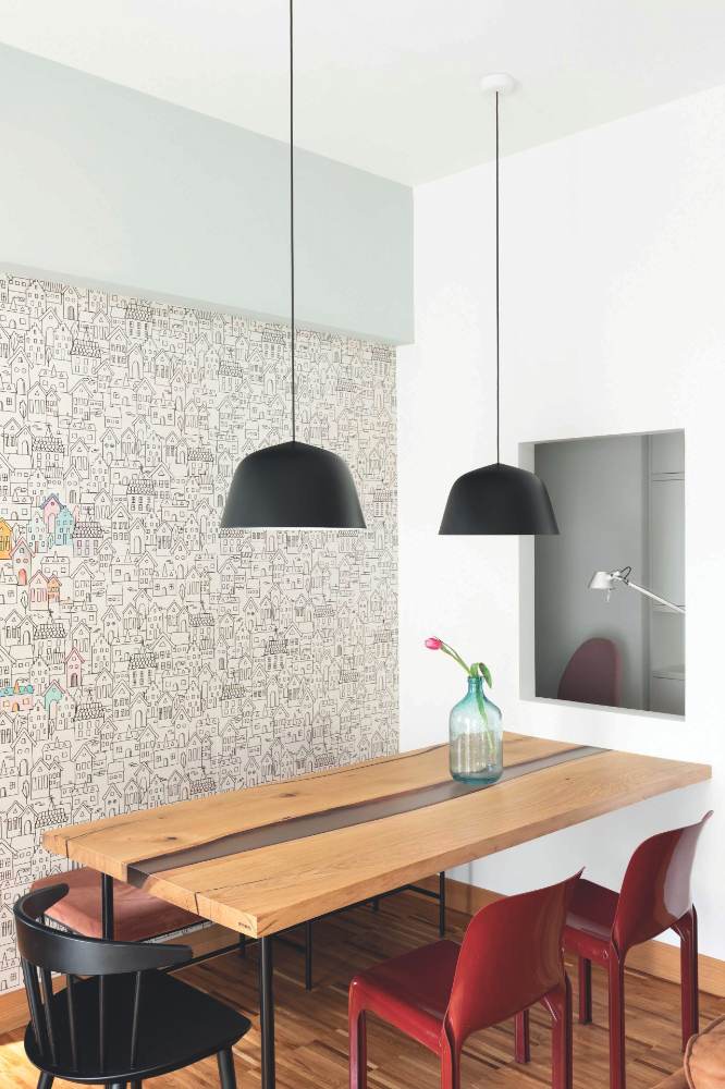 Kuviollinen koristelaatta ABK Wide&Style Paint the house, 60x120 cm, 7 mm, matta