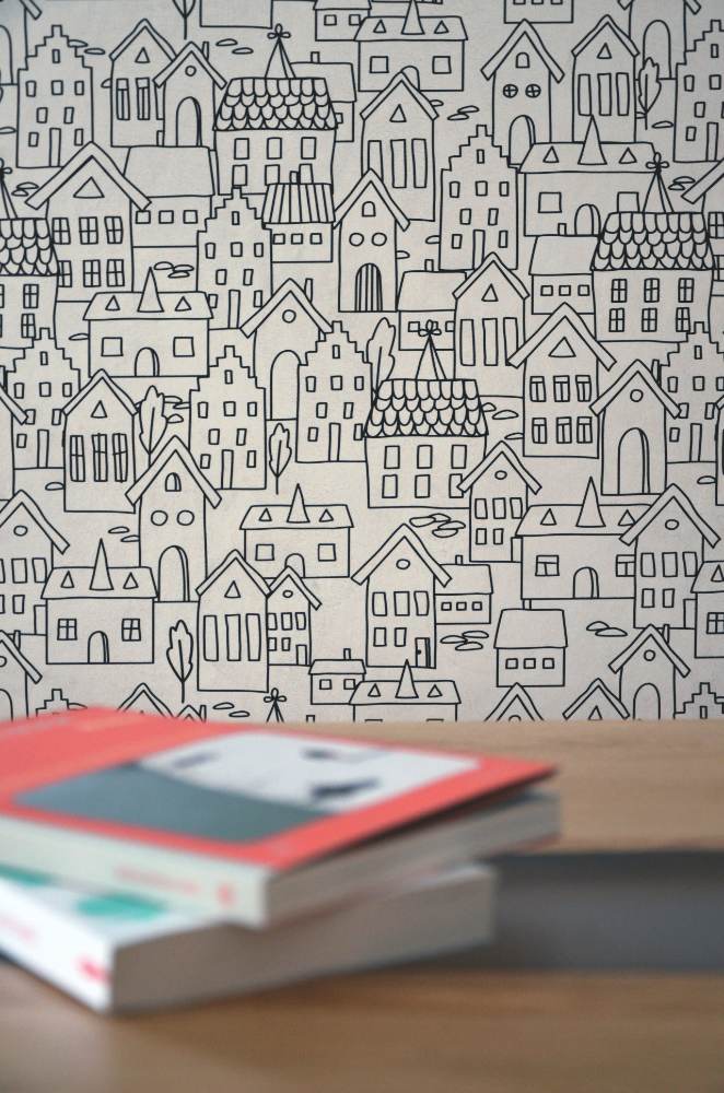 Kuviollinen koristelaatta ABK Wide&Style Paint the house, 60x120 cm, 7 mm, matta