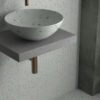 Valamu Dune Fragmenta Gris 40x40x15 cm, käsitsi maalitud keraamiline pealisvalamu