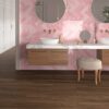 Käsitööefektiga reljeefne keraamiline seinaplaat Dune Tabarca Rosa – interjöör Käsitööefektiga reljeefne keraamiline seinaplaat Dune Tabarca Rosa – interjöör
