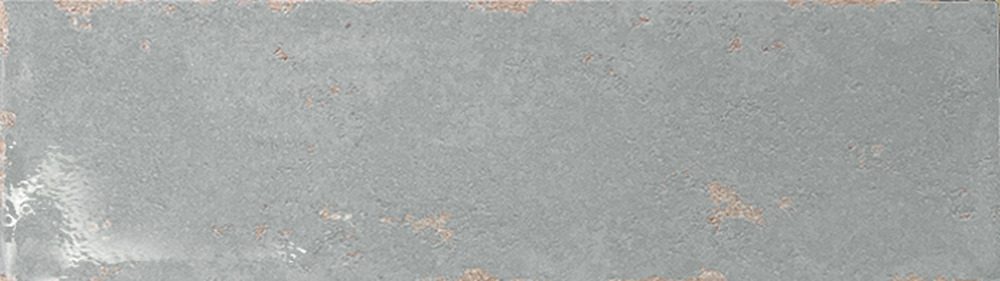 Kulunud servadega läikiv keraamiline seinaplaat Dune Antiga Marengo, 6,9x24 cm, 9 mm, tumehall