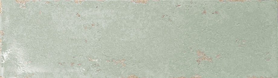 189188-1 Kulunud servadega läikiv keraamiline seinaplaat Dune Antiga Verde, 6,9x24 cm, 9 mm, roheline