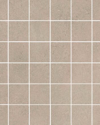 Betonikuvioinen mosaiikkilaatta Tau Integra Greige 5x5, 30x30 cm, harmaanbeige