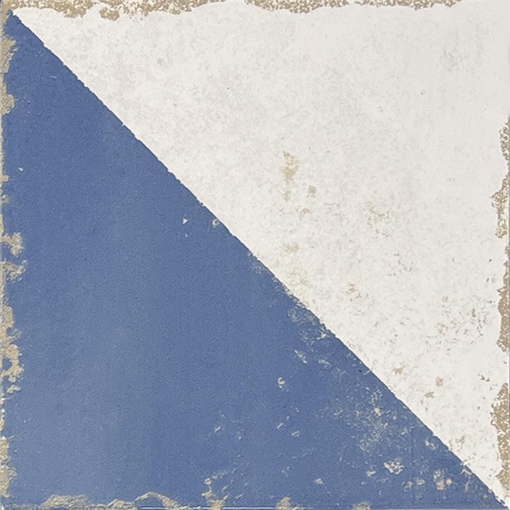 Valencia hüdroplaadi mustriga portselanplaat Dune Antiga Cabanyal Azul, 20x20 cm, 9 mm, sinine