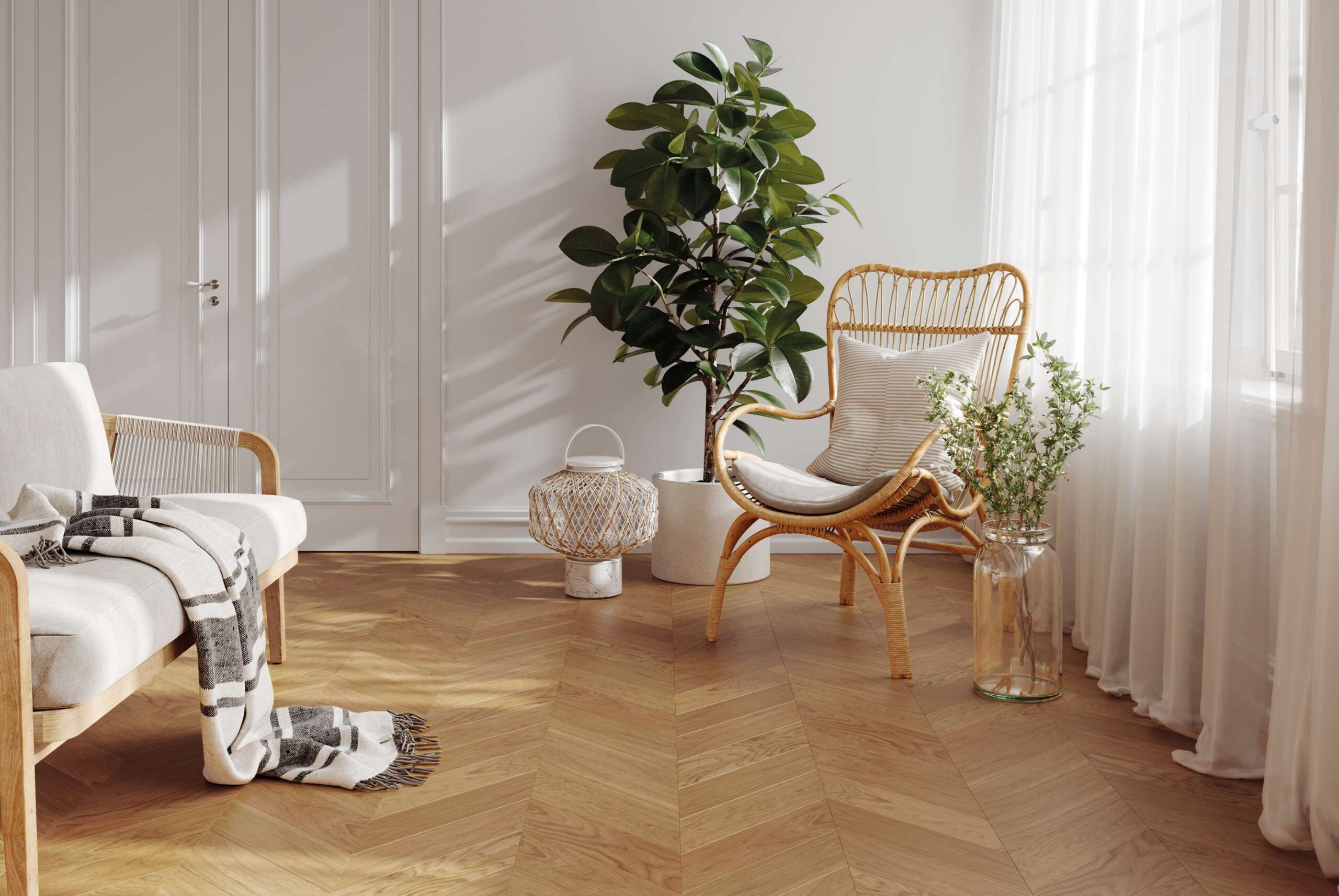 Chevron tammiparketti Esta AB erittäin mattalakattu – 3