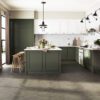 Chevron tammiparketti Esta Nordic S Lava Grey erittäin mattalakattu – 3