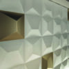 187328-3 3D reljeefiga keraamiline seinaplaat Dune Shapes White, 25x25 cm, 9 mm, valge