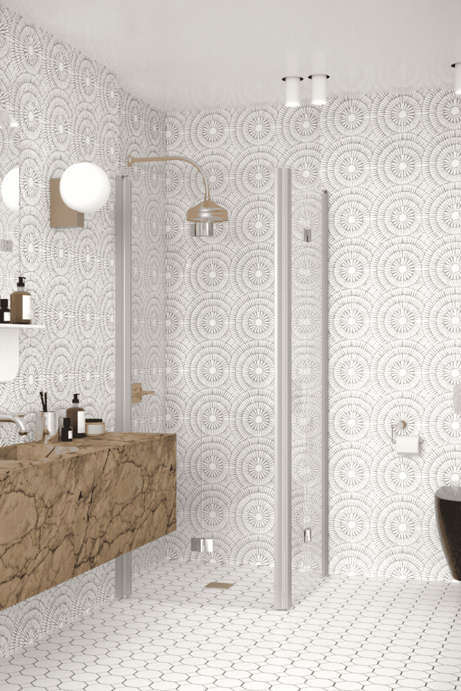 Suihkunurkka Hietakari Infinia 259, taittuva ovi + taittuva ovi – 4