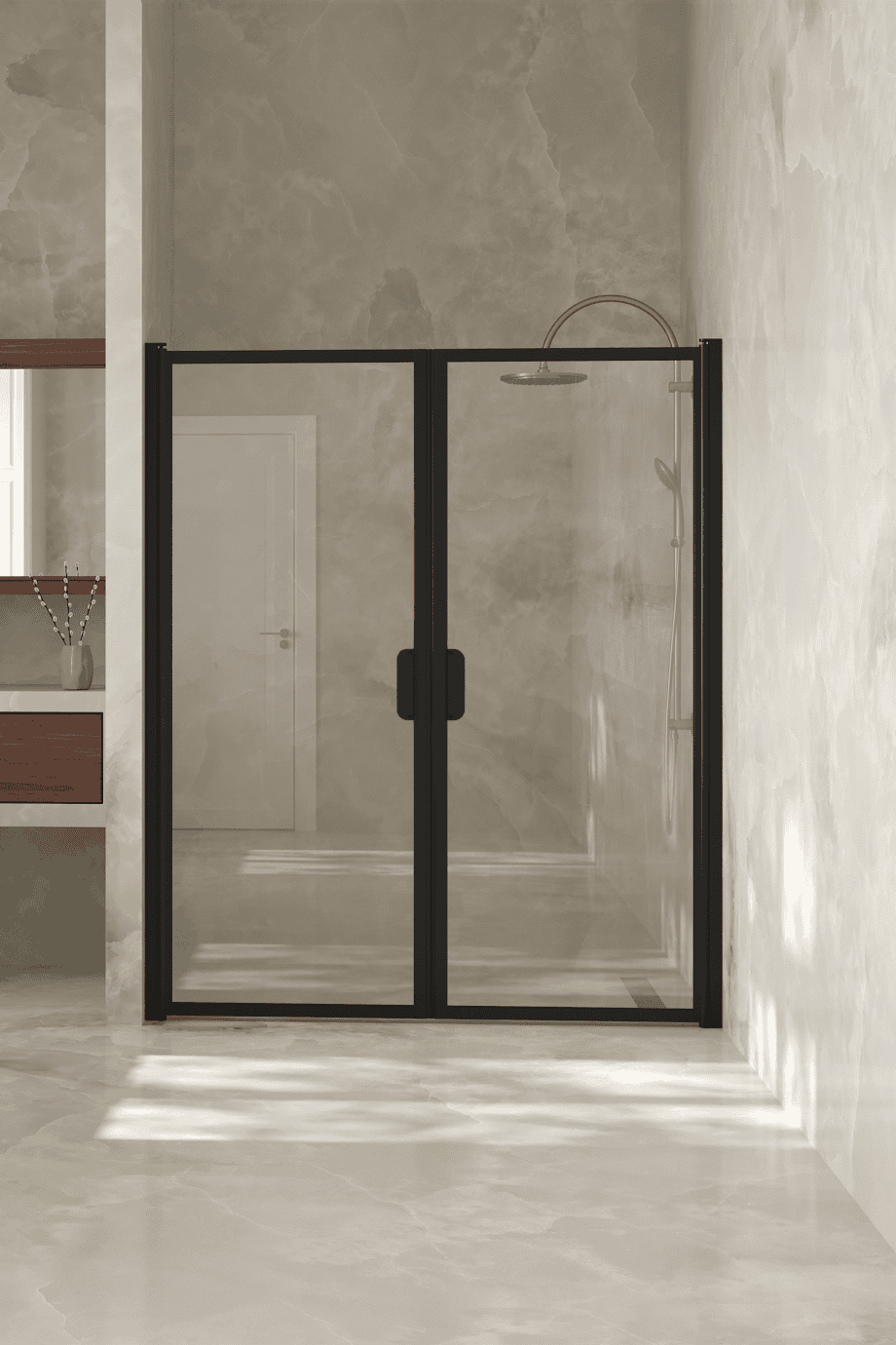Tilanjakaja Hietakari Bläk 742 New York, kääntyvä ovi + kääntyvä ovi