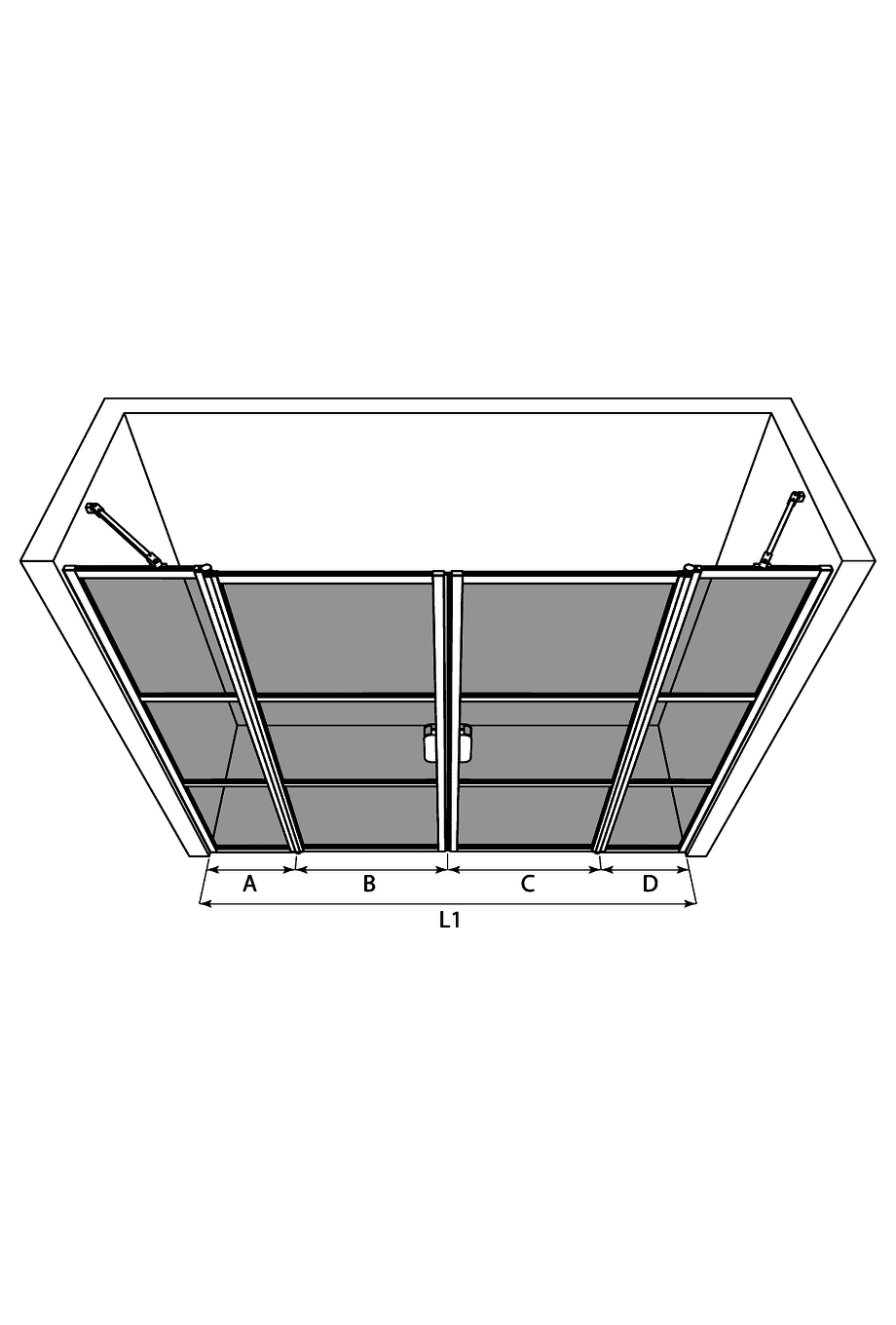 Tilanjakaja Hietakari Bläk 749 Tokyo – 3D-piirros Tilanjakaja Hietakari Bläk 749 Tokyo – 3D-piirros