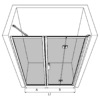 Tilanjakaja Hietakari Bläk 823 New York – 3D-piirros