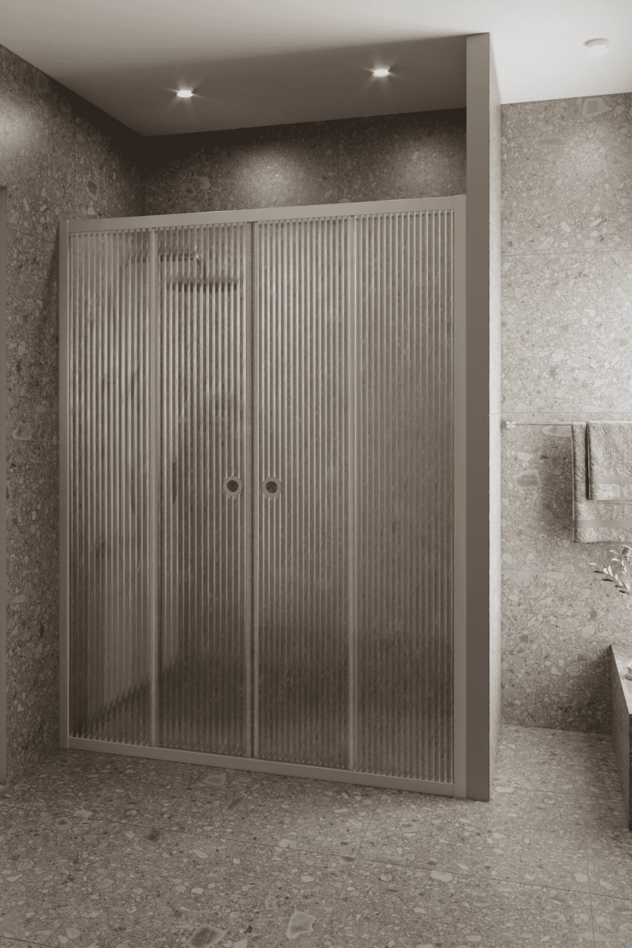 Tilanjakaja Hietakari Forma 464, Sand-kehys, Reeded-lasi