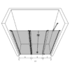 Tilanjakaja Hietakari Infinia 244 – 3D-piirros Tilanjakaja Hietakari Infinia 244 – 3D-piirros