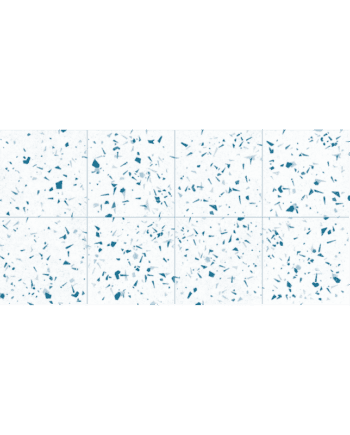 Värviline terrazzo-mustriga keraamiline plaat Dune Fragmenta Azul