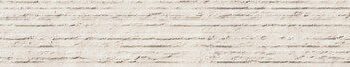 Kivikuvioinen koristelista ABK Era Groove Ivory, 5x120 cm, 8,5 mm, kohokuvioitu, matta