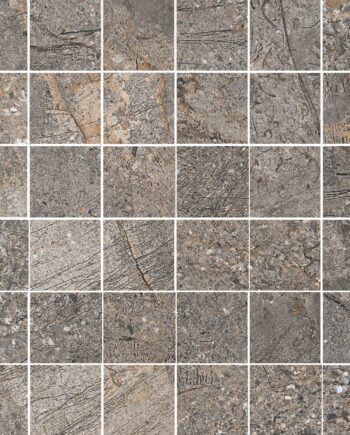 Kivikuvioinen mosaiikkilaatta Tau Mainstone Gray 5x5 Pol, 30x30 cm, harmaa