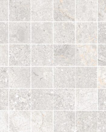Kivikuvioinen mosaiikkilaatta Tau Mainstone Silver 5x5 Pol, 30x30 cm, hopeanharmaa