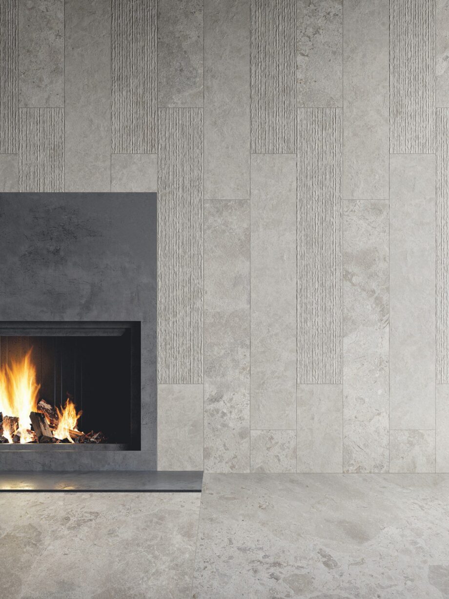 Kivikuvioinen terassilaatta ABK Era Blooming Ash, 80x80 cm, 20 mm, ulkokäyttöön, liukuesto R11 – 2