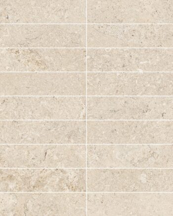 Kivipintainen mosaiikkilaatta Tau Dorset Linen 3x15, 30x30 cm, pellavanbeige