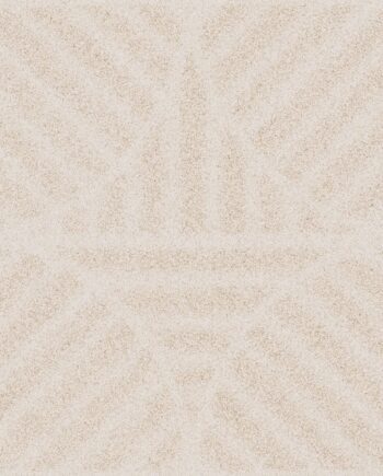 Kuviollinen koristelaatta ABK Moooi Sandy Reiki Rhea Ivory B, 60x60 cm, 8,5 mm, matta (naturale)
