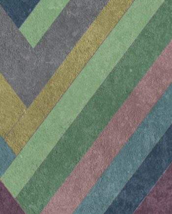 Kuviollinen koristelaatta ABK Wide&Style Blocks Violet, 120x240 cm (4 x 60x120 cm), 8,5 mm, matta