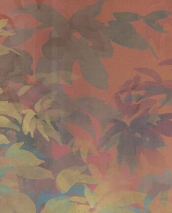 Kuviollinen koristelaatta ABK Wide&Style Foliage Orange A, 120x240 cm (4 x 60x120 cm), 8,5 mm, matta