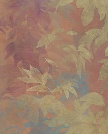 Kuviollinen koristelaatta ABK Wide&Style Foliage Orange B, 120x240 cm (4 x 60x120 cm), 8,5 mm, matta