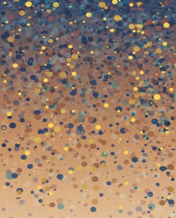 Kuviollinen koristesuurlaatta ABK Wide&Style Confetti Blue B, 160x320 cm, 6 mm, matta