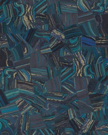 Kuviollinen koristesuurlaatta ABK Wide&Style Precious Blue, 160x320 cm, 6 mm, matta