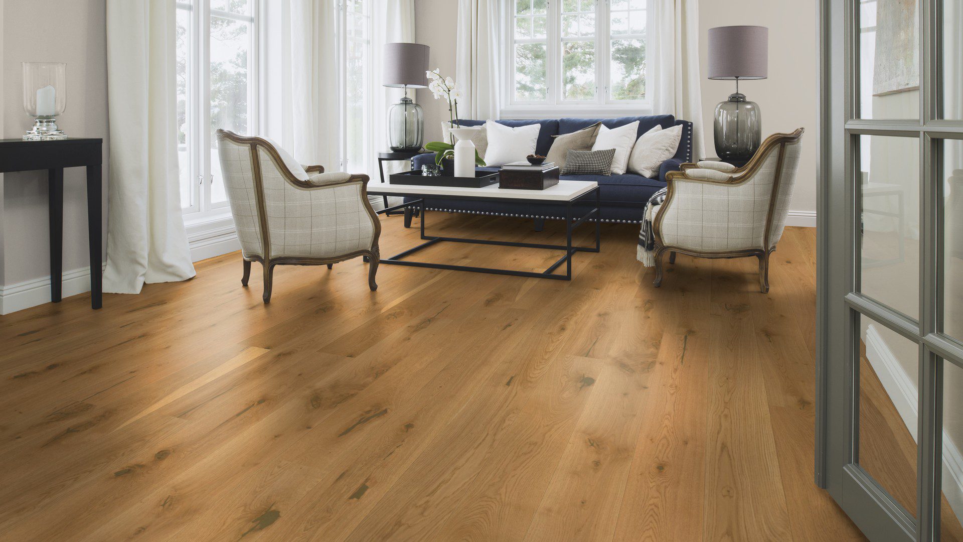 Laudparkett Bauwerk Casapark tamm 56 harjatud õlivaha 181mm